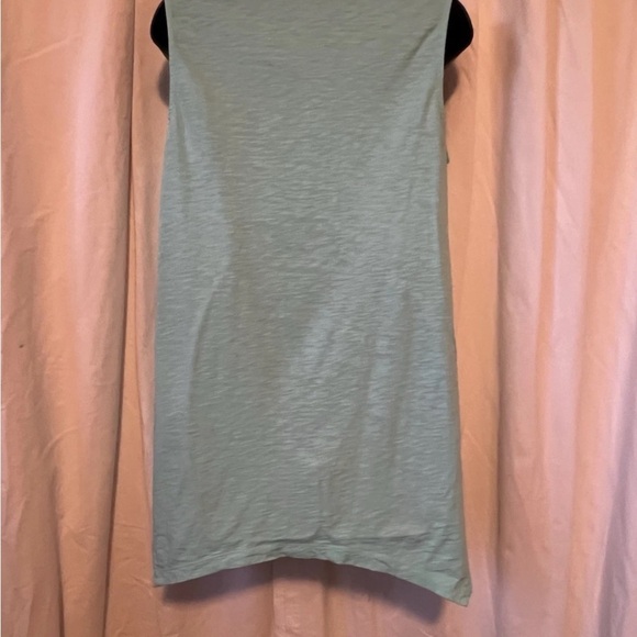 Soft Surroundings Mint Green Sleeveless Collared Button Down Lightweight Blouse - Picture 7 of 9